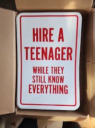 Plastic Gag Sign 12x18 | eBay