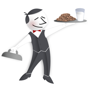 Butler with Cookies