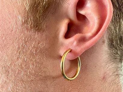 Image result for clip on earrings men