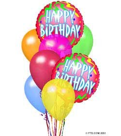 Birthday Balloon Bunch