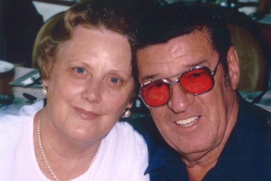 An old image of Heather Winchester and her husband John.