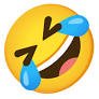 rolling laughing emoticon from emojiterra.com