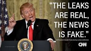 Image result for trump leaks are real news is fake