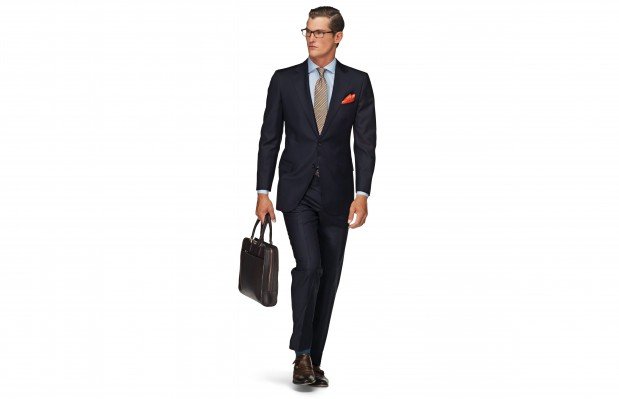 Suit Supply Navy Wool London Two-Piece