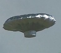 Boy, 6, Alone Accidentally in Helium Aircraft // A 6-year-old boy was carried aloft after this balloon got away from his family. (© KUSA/MSNBC)