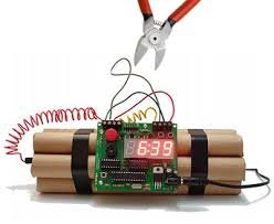 Image result for pulling the red wire from bomb pic