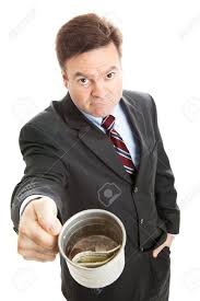 Image result for businessman begging for money