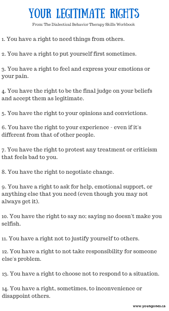Your Legtitimate Rights