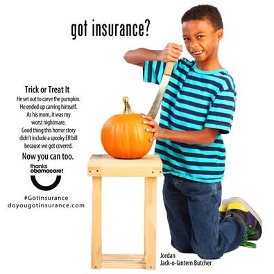 Happy Halloween from the folks at #GotInsurance. 
Learn more at doyougotinsurance.com