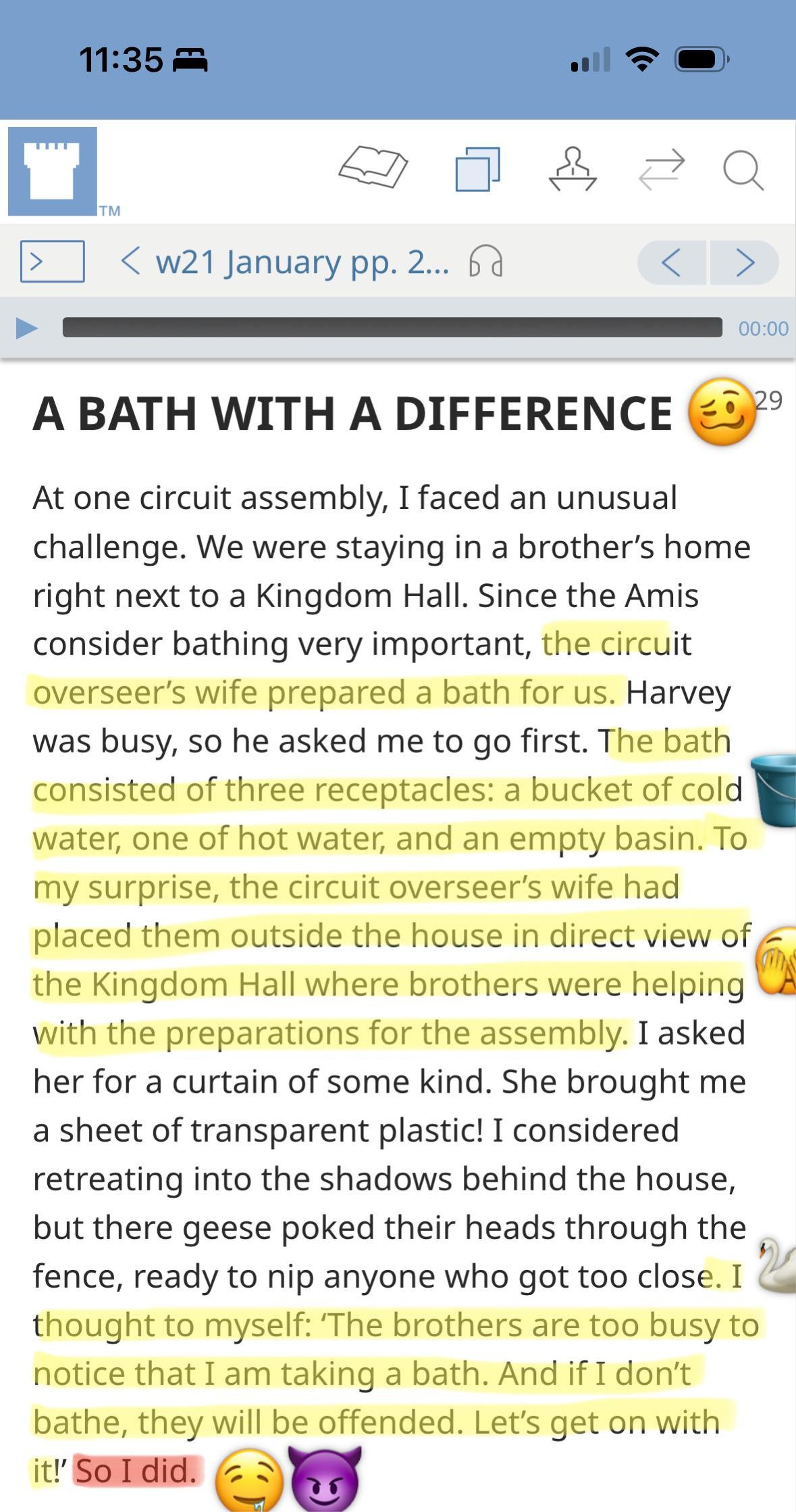 r/exjw - Remember that time Watchtower published a Missionary’s kinky tale of thrilling exhibitionism?