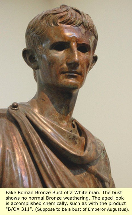 Image result for forgery: bronzed head of alexander the Great