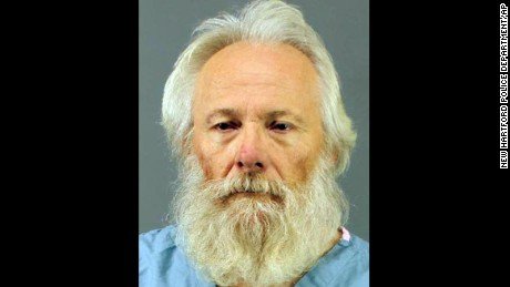 Six members of the Word of Life Christian Church in New Hartford, New York, have been arrested after the 19-year-old son of two of the suspects died from blunt force trauma injuries, police announced on Tuesday, October 13. Investigators determined that Lucas Leonard, 19, was beaten at the church, police said. Pictured here is Leonard&#39;s father, Bruce Leonard. He and Deborah Leonard have been charged with one count of first-degree manslaughter.