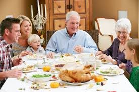 Image result for Family turkey dinner