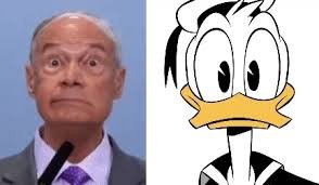 Steven Lett as Donald Duck. : r/exjw