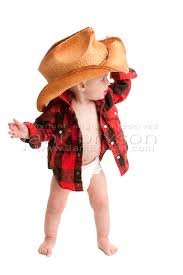 Image result for toddler in diaper and cowboy hat