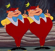 Image result for tweedle dee and tweedle dum