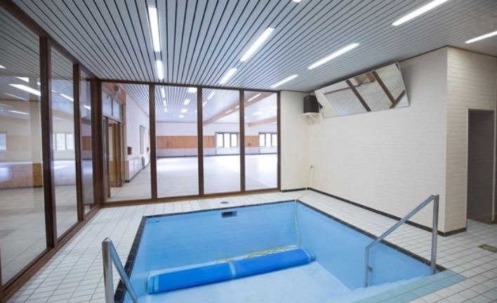 Bioul: the center of Jehovah's Witnesses for sale This small pool served as a baptistery.