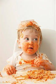 Image result for Messy kid eating