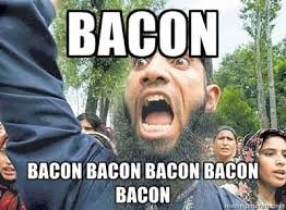 Image result for Muslim eating pork