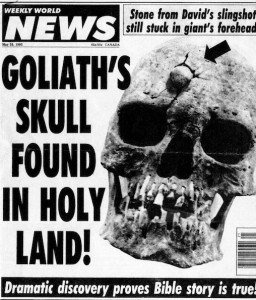 Goliath's skull found in Holy Land!