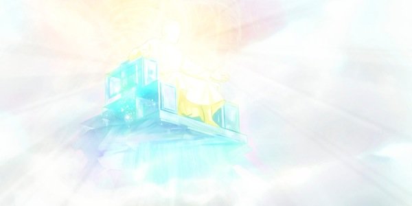 Jehovah God ruling from his heavenly throne