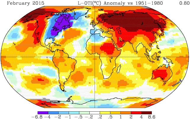 Temperature map 2-2015