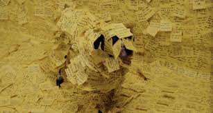 Image result for bruce almighty morgan freeman post it notes