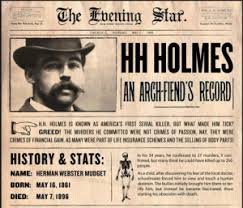Image result for image of h.h. holmes and georgiana